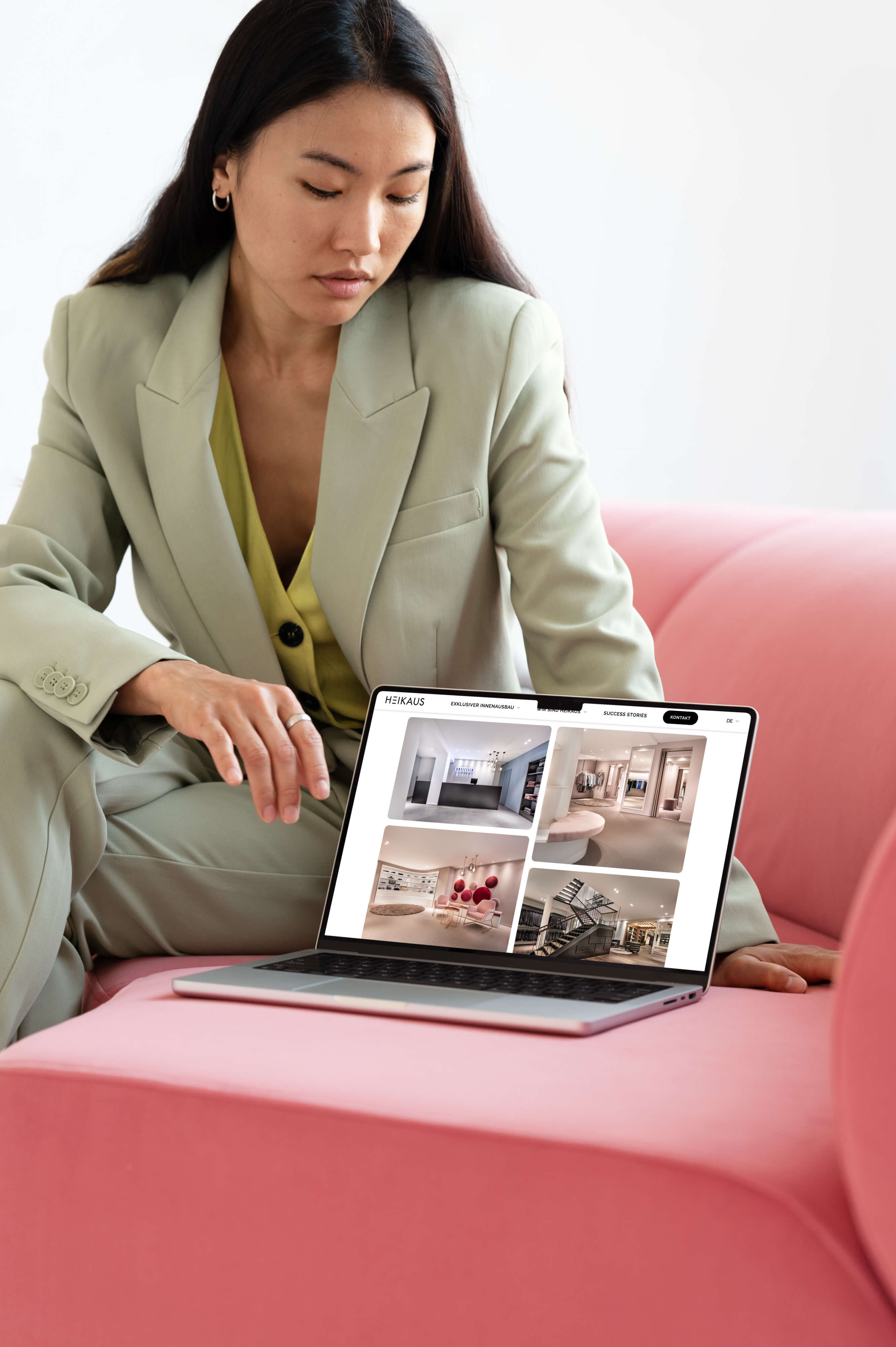 Heikaus, Website Mockup